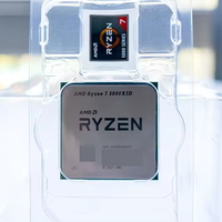 Kotak baru kemasan Desktop R7 5800x3d CPU 3.4GHZ 8 core AM4 prosesor B550 Motherboard Kit R7 7700 5700X 5800X3D prosesor untuk AMD