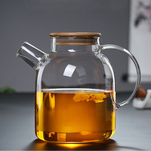 Produits les plus vendus 2025 – <span class=keywords><strong>Carafe</strong></span> <span class=keywords><strong>filtrante</strong></span> à eau <span class=keywords><strong>en</strong></span> <span class=keywords><strong>verre</strong></span> borosilicate transparent, écologique, faite à la main, style vintage, avec poignée et couvercle - Product Image 4