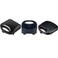 Machine à gaufres belges multifonction 12-en-1 en aluminium 750W pour la maison, presse à panini et grille-pain avec plaques amovibles – Vente en gros