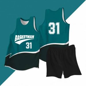 Custom Sublimated Printed Plus Size Breathable <b>Mesh</b> Jersey High Quality Latest Design Basketball Uniform - Product Image 4