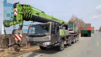 Grue mobile à longue portée de 35 tonnes, 56 mètres, Zoomlion QY35V, grue de chantier pour travaux de ponts autoroutiers