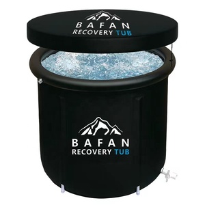 BAFAN Custom <span class=keywords><strong>XL</strong></span> 90*80 MAX <span class=keywords><strong>Bañera</strong></span> de hielo inflable de PVC portátil Excelente accesorio para la función de inmersión en frío - Product Image 5