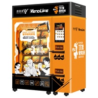 Máquina Expendedora Automática Inteligente de Comida Caliente Congelada para Exteriores, Máquina Expendedora de Pizza