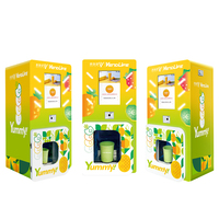 Máquina Expendedora de Granizados y Smoothies Comercial Totalmente Automática, Pago con Tarjeta de Crédito/Código QR, Gestión Basada en la Nube, Pantalla de 10.1 Pulgadas