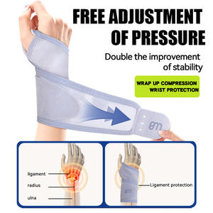 TFCC Badminton Tennis Fitness <b>Wristband</b> Slim Sports Compression Stable Tendon Sheath Breathable Mesh Surface Made of Spandex - Product Image 5