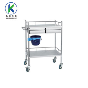Other Medical Apparatus Hospital <strong>Dressing</strong> 304 Stainless Steel Treatment <strong>Trolley</strong> - Product Image 2