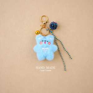 Llavero con Colgante de Osito Estilo INS, Muñeco de Peluche de Dibujos Animados, Adorno para Bolso, Bonito Accesorio Colgante para Niñas, Regalo - Product Image 2