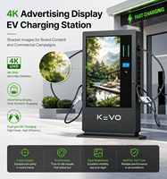 Affichage numérique 65 pouces 2500-3000 Nits, chargeur rapide DC double connecteur pour véhicules électriques 30kW 40kW 60kW 80kW