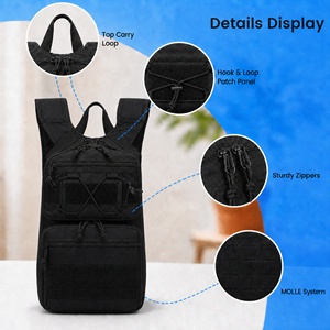 Mochila Táctica LUPU con Logotipo Personalizado, Mochila Ligera para Exteriores, Paquete Utilitario, Bolsa para Chaleco de Protección Personal - Product Image 2