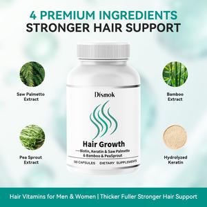 Prodotti di Bellezza OEM per la Crescita dei Capelli, Integratori Vegetariani a Base di Erbe per Capelli Più Spessi e Forti, Capsule di Biotina e Cheratina Bioattiva per Donne - Product Image 6