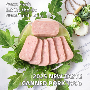 2025 Nuovo Gusto Carne di Maiale Tritata Conservata in Sale in Scatola 198g Pronta da Mangiare Durata 3 Anni per Campeggio - Product Image 2