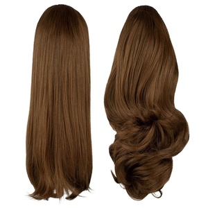 Coda di Cavallo in <span class=keywords><strong>Capelli</strong></span> Umani Vietnamiti Tinti Natural Wave Alta Densità Remy <span class=keywords><strong>per</strong></span> Donna - Product Image 5
