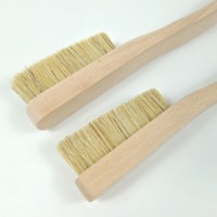 Brosse de nettoyage pour prises d'escalade en poils de sanglier avec manche en bois pour le bouldering et l'escalade en gros
