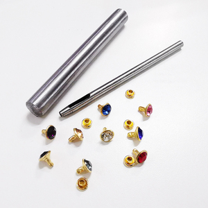 Remaches de botón de remache de cuero, botones a presión de cobre con Kit de herramientas de prensa, 8MM, 180 juegos, venta al por mayor - Product Image 3