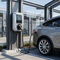 Nuevo Cargador Inteligente para Vehículos Eléctricos Wattzing OCPP, Wallbox de Carga Rápida CA, 11KW, Certificación CE, Protección IP65, 97% de Eficiencia