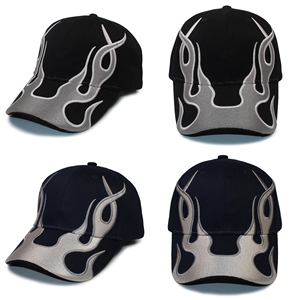 Casquette de baseball 2023 Flame Dad Hat noire et <span class=keywords><strong>marine</strong></span>, réglable, broderie, pour hommes et femmes - Product Image 6