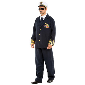 Garçons Halloween avion capitaine uniforme Costumes enfants adulte aviateur pilote Cosplay carnaval mascarade jeu de rôle uniforme de fête - Product Image 6