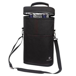 Wine Thermal Bag Travel Cooler Bag Thermal Picnic Organizer Portable Refrigerator With Shoulder Cooler Bag - Product Image 1