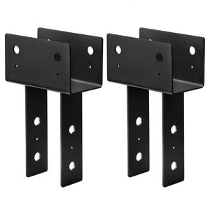 Supports de fixation pour poteaux en tôle emboutie, technologie industrielle personnalisée, excellent rapport qualité-prix - Product Image 3