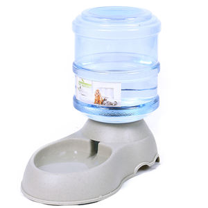 2022 친환경 플라스틱 중력식 고양이 자동 급수기 강아지 사료 급여기 - Product Image 1