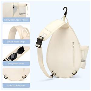 Sac à dos de sport pour basketball et badminton avec séparation humide/sec, sac de sport imperméable en Oxford, sac de voyage grande capacité pour l'extérieur - Product Image 5