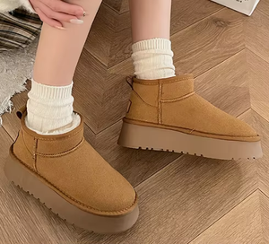 Commercio all'ingrosso della fabbrica scarpe di design di moda invernale di alta qualità marca carina soffice caviglia nuovi stili stivali da neve per le donne - Product Image 6