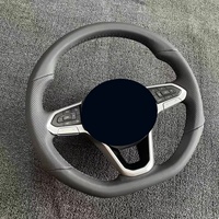 Maßgefertigtes Sport Echtleder-Lenkrad für Volkswagen VW Golf R 5 6 7 8 R Jetta Mk6 Polo Passat CC Amarok Modell Lenkrad