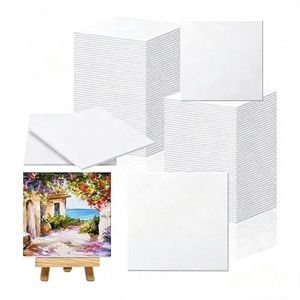 GF Cotton White Multi-size Painting Panel Blank <b>Canvas</b> Sheets DIY Acrylic Oil <b>Paint</b> Sketch Portable Drawing /Boards - Product Image 3
