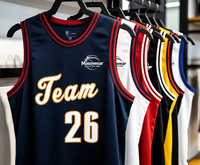 Camiseta de Baloncesto de Malla Transpirable Birdseye de 180 GSM, de Secado Rápido y Absorción de Humedad, Personalizable al por Mayor