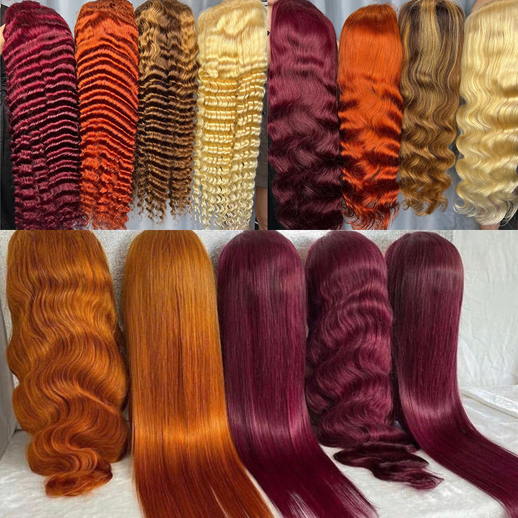 color wigs human hair