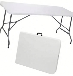 Tavolo Pieghevole Moderno da Esterno, Scrivania in Plastica per Bancarella da Mercato Notturno, Sedia da Ufficio, Scrivania per Computer per Bambini, Arredamento da Esterno - Product Image 3