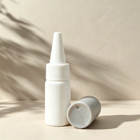Botol Plastik 15ml HDPE untuk Kosmetik, Minyak Rambut, dengan Tutup Nozzle dan Sablon, Kemasan Kecantikan