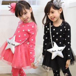 Vestidos Casuales para Niñas con Estampados de Mariposas y Hadas - Product Image 1
