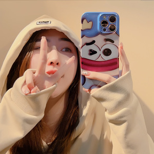 Funda para teléfono móvil con película de dibujos animados de pequeño monstruo divertido y pintura original para iPhone 15 pro 14 Plus 13 12 pro Max 11 X XS MAX - Product Image 4