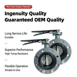 วาล์วเหล็กหล่อ WCB แบบมีหน้าแปลน PN16 ซีลยาง EPDM แบบนิ่ม ควบคุมด้วยมือ รุ่น D41X-16C - Product Image 1