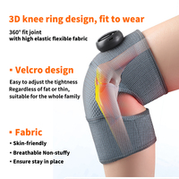 Attelle de massage chauffante pour le soulagement des douleurs au genou, avec vibrations et chaleur