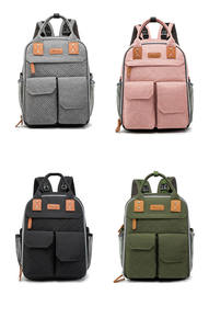 Sac à couches USB pour maman, soins pour bébé, grande capacité, sac à dos pour maman, sac humide de maternité, imperméable, sac à couches pour bébé enceinte - Product Image 6