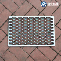 Plaque de sécurité perforée à empreintes de poisson, antidérapante, à verrouillage rapide, pour plateforme de turbine éolienne, gain de temps