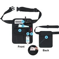Sac de ceinture de serveur, tablier, accessoires de serveuse de restaurant, sac avec ceinture réglable, sac à monnaie utilitaire pour serveur, serveuse, OEM