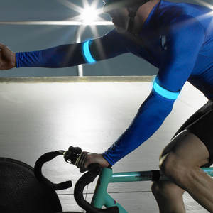 Neonglo ad alta visibilità LED Glow Slap braccialetti di plastica lampeggiante bracciali da polso per attrezzatura di sicurezza - Product Image 3