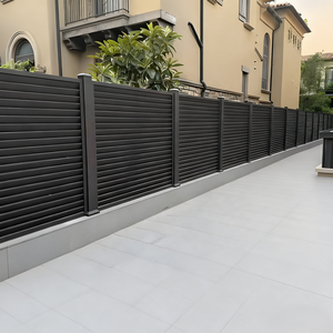 <span class=keywords><strong>Panneaux</strong></span> de clôture en aluminium décoratifs les plus vendus, résistants aux intempéries, pour la sécurité extérieure, clôtures de jardin écologiques, clôture de cour - Product Image 1