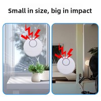 Alarme de sécurité domestique, mini capteurs de vibrations pour portes et fenêtres, alarme antivol 120 dB, plastique, Wi-Fi