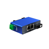Convertisseur de média de qualité industrielle Mini 1 Port SC Fiber 2 Port 10/100M Montage sur rail Din Convertisseur fibre SMF MMF vers Ethernet