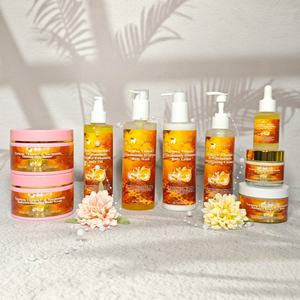 Juego de Cuidado de la Piel con Vitamina <span class=keywords><strong>C</strong></span>, Loción Corporal y <span class=keywords><strong>Gel</strong></span> de Ducha de Alta Calidad para Mujeres de Piel Negra, Venta Caliente - Product Image 1