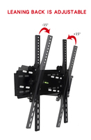 Support mural universel pour téléviseur LED LCD en acier laminé à froid, adapté aux téléviseurs de 26 à 55 pouces
