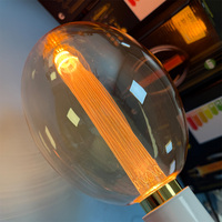 Ampoule LED décorative E27 3W, lampe à filament Edison, verre ambré, blanc chaud 1800K, éclairage rétro pour bar, café, hôtel
