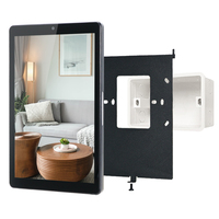 Dans le mur 8 pouces RK3566 Smart Home Panel intégré POE Tablet RS485 RJ45 Smart Home Automation Écran tactile