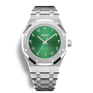 Montre de luxe pour homme, nouveau cadran cocktail, verre saphir NH35, acier inoxydable, résistante à l'eau, pour occasions décontractées, professionnelles ou cocktails - Product Image 6
