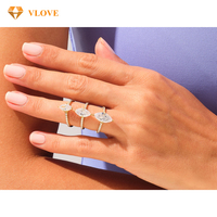 Bague en or blanc 14 carats avec diamant de laboratoire taille marquise 585, or véritable, diamant de laboratoire de haute qualité, bague de fiançailles