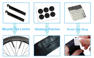 Bộ Dụng Cụ Đâm Thủng Xe Đạp Với Bơm Đa Chức Năng Sửa Chữa Ống Bên Trong - Product Image 3